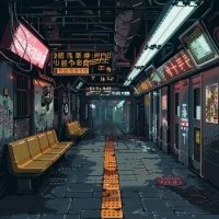 metro pixel art