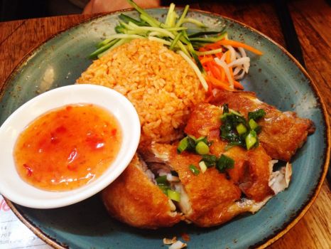 Solve Crispy Skin Chicken w/ Tomato Rice jigsaw puzzle online with 48 ...