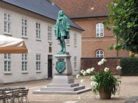 Peder Griffenfeld, Bibliotekshavens forgård, Copenhagen