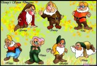 the Seven Dwarfs - easy