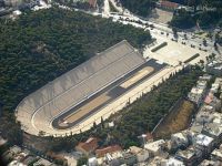 Panathinaiko  Stadium,  Athens!