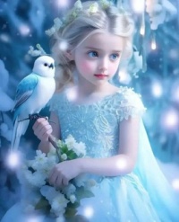 Child & Bird Art