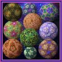 Intergalactic kaleido spheres