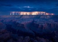 Grand canyon lightning storm