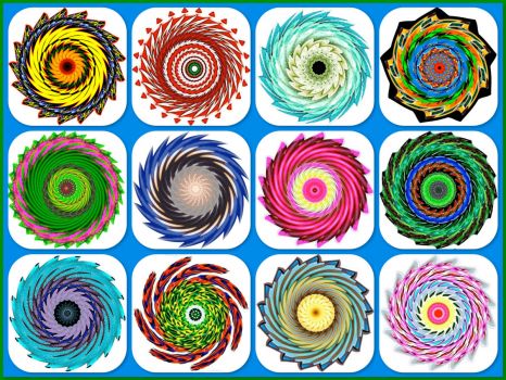 Swirling Kaleidoscopes!  (medium)