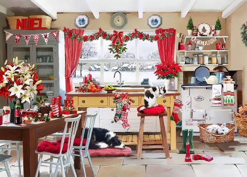 Farmhouse Kitchen At Christmas [jigsaw Puzzle]