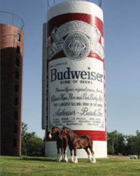 Giant can of beer
