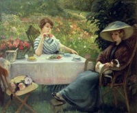 Tea Time  ~ Jacques Jourdan ( French, 1880-1916)