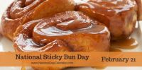 Today Is National Sticky Bun Day!!