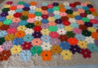Flowers afghan