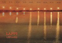 Lapland midnight sun