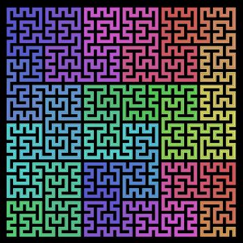 Rainbow Maze 1 (Large)