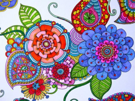 Solve Doodle Art jigsaw puzzle online with 540 pieces