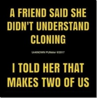 A friend said....