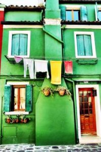 Letting It All Hang Out -- Colorful Burano, Italy...