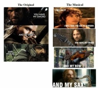 Wobblybear's Fun Stuff (wbfs) - Lord of the Rings - the fellowship forms for a musical gig 😄