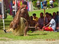 Demonstration of Kava making