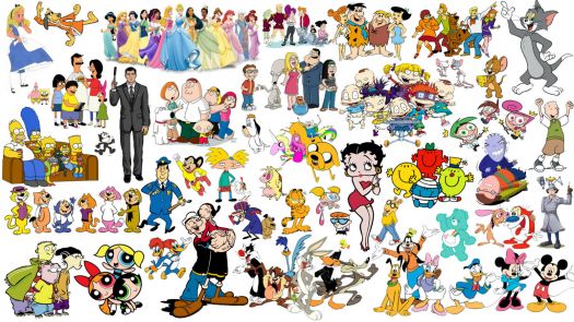 Solve Cartoon Characters!! jigsaw puzzle online with 405 pieces