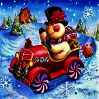 holiday snowman 3