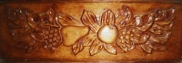 Carved door, detail