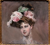 PICK YOUR EASTER BONNET! / Portrait of Beatrice Susanne Henriette van Bylandt, 1901 - by Giovanni Boldini.
