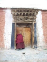 Tajikistan Monk And Door