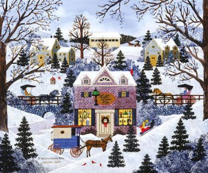 Solve A Welcome Winter Glow - Jane Wooster Scott jigsaw puzzle online ...