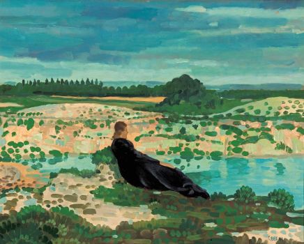 Derwent Lees (British, born Australia, 1885–1931), Lyndra by the Blue Pool, Dorset (1913)