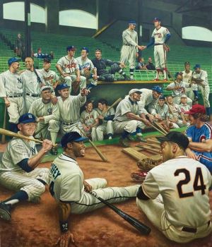 Solve Baseball Greats Jigsaw Puzzle Online With 224 Pieces