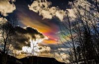 Alberta Canada skies by Derek Blanchard