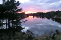 Sunset near Hellvik - Norway