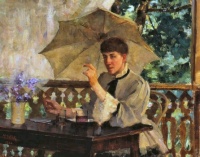 Wiik Maria - Woman with a Parasol