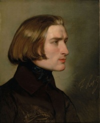 Friedrich von Amerling - Portrait of Franz Liszt
