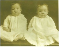 My Mother was a triplet, one died. One is her , the other her sister. Can't tell apart.