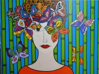Karina Chavin Artwork   -    'Releitura de Miel de Mariposas'