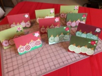 Cards in progress