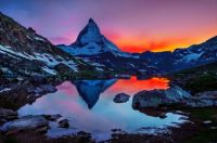 Sunset Glow At The Matterhorn