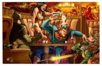 At the Bar with the Justice League