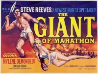THE GIANT OF MARATHON - 1959 MOVIE POSTER - STEVE REEVES, MYLENE DEMONGEOT