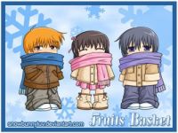 Fruits Basket Kyo Tohru and Yuki