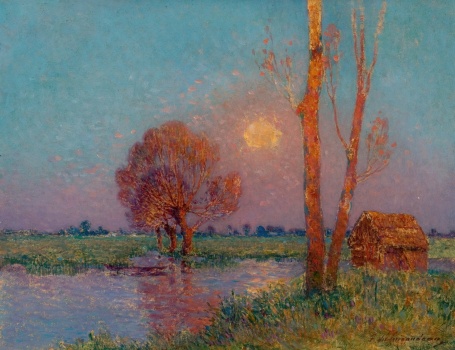 Coucher de Soleil en Brière