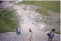 El Castillo steps