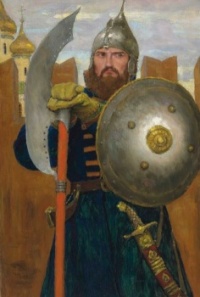 Viktor Vasnetsov (Russian, 1848–1926), On Guard (1914)