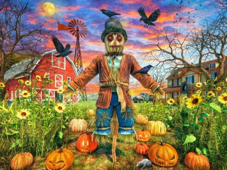 Solve Scarecrow jigsaw puzzle online with 221 pieces