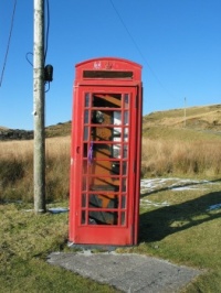 Phone Box Cambrian Mountains