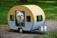 Wouldn't it be lovely to take the dog camping, with it's own little caravan!!