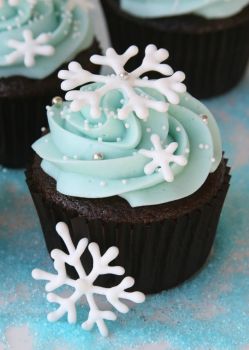Snowflake-Cupcake