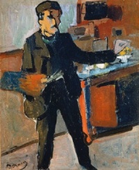 Andre-Derain-  Self-portrait in the studio-1903