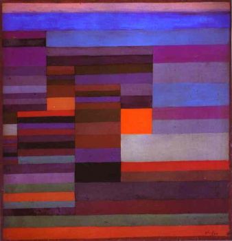 Fire in the Evening by Paul Klee