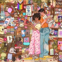 A book shop date